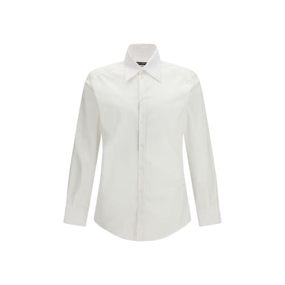 Dolce & Gabbana White Cotton Dress Shirt