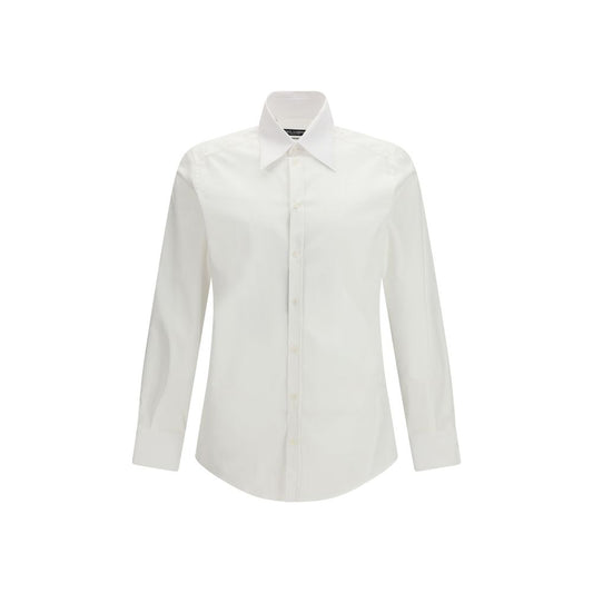 Dolce & Gabbana White Cotton Dress Shirt
