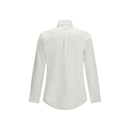 Dolce & Gabbana White Cotton Dress Shirt