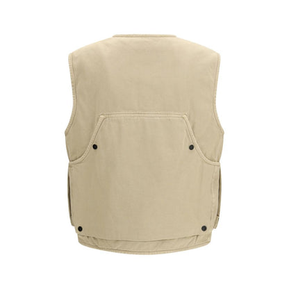 Stone Island Beige Cotton Sweatshirt