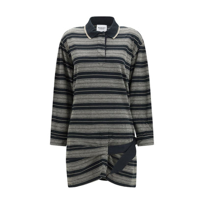 Marant Etoile Gray Cotton Casual Dress