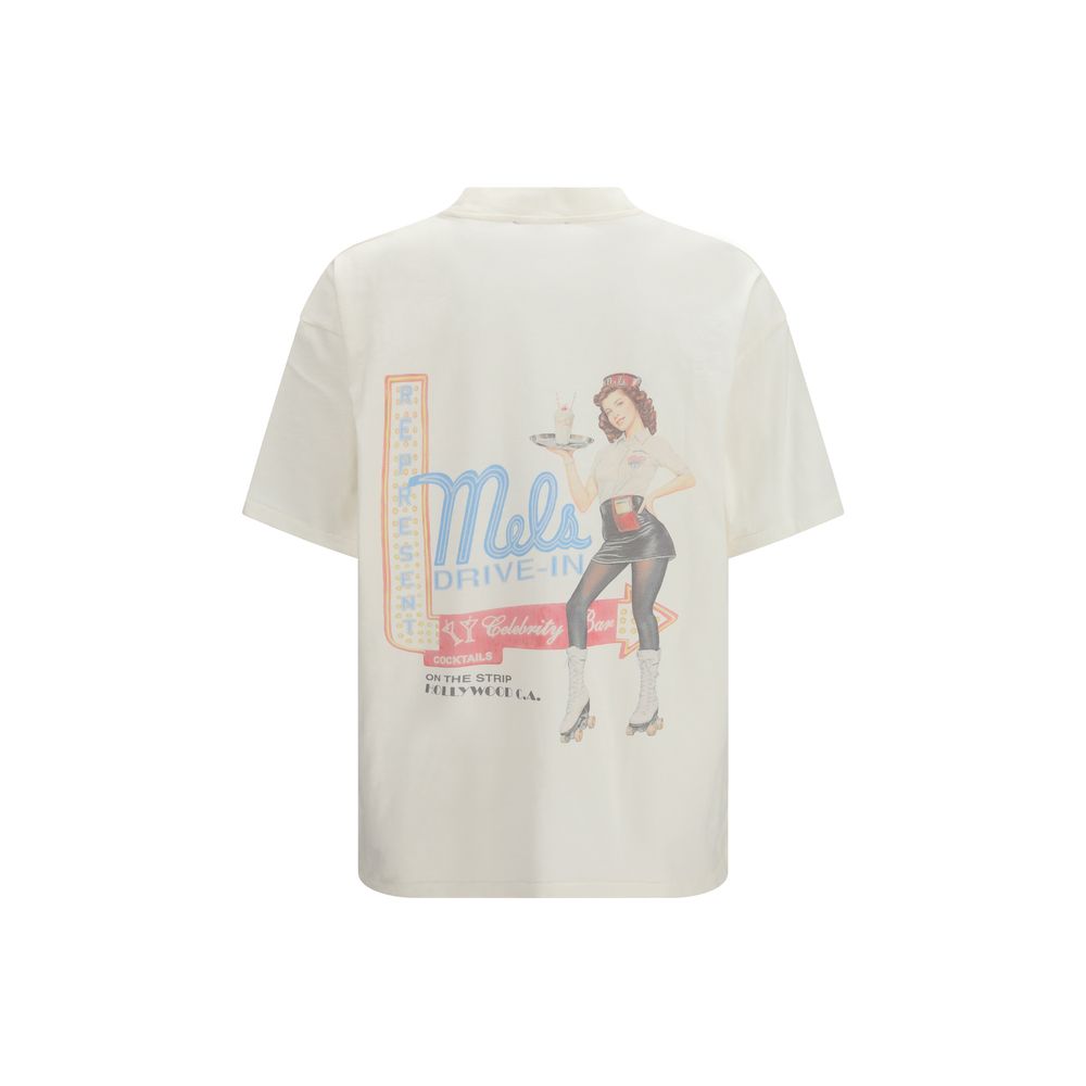 Represent White Cotton T-Shirt