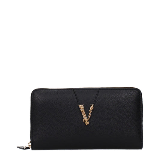 Versace Black Leather Wallet
