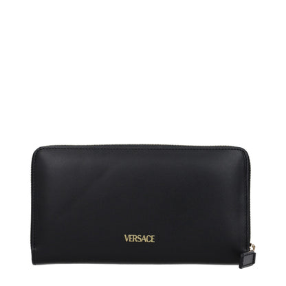 Versace Black Leather Wallet