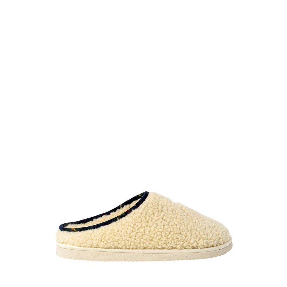 Ralph Lauren Beige Cotton Slippers