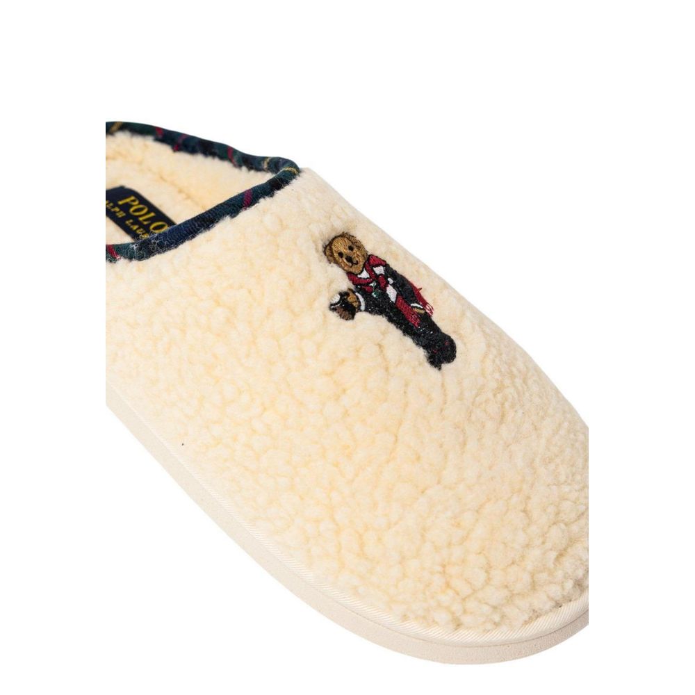 Ralph Lauren Beige Cotton Slippers