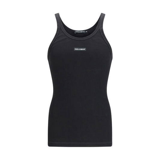 Dolce & Gabbana Black Cotton Top