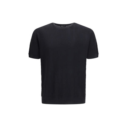 Giorgio Armani Black Silk Sweatshirt