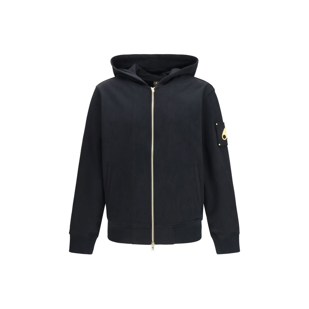 Moose Knuckles Black Cotton Sweatshirt