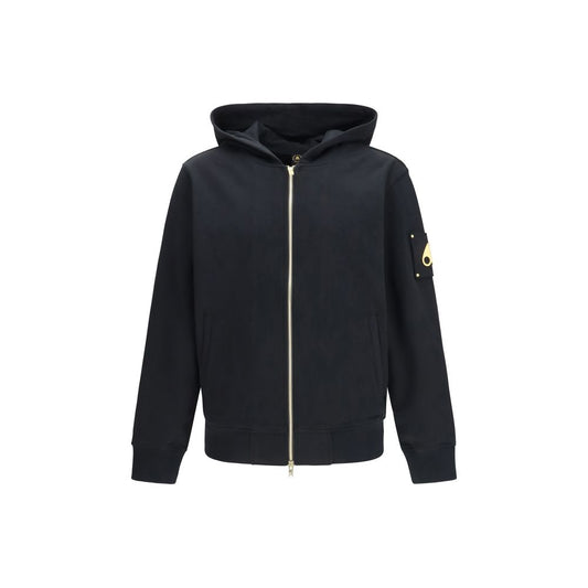 Moose Knuckles Black Cotton Sweatshirt