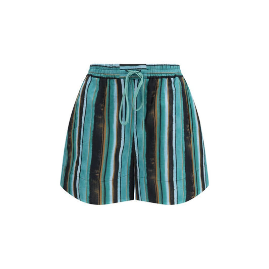 PINKO Bicolor Cotton Bermuda Shorts