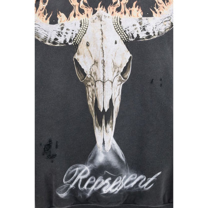 Represent Gray Cotton Sweatshirt