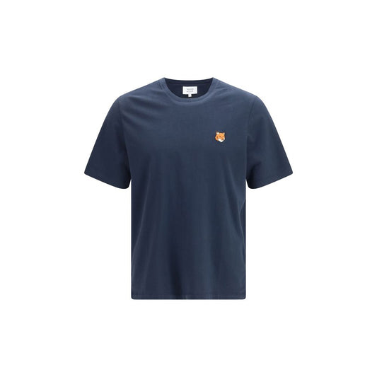 Maison Kitsuné Blue Cotton T-Shirt