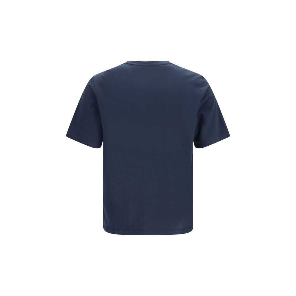 Maison Kitsuné Blue Cotton T-Shirt