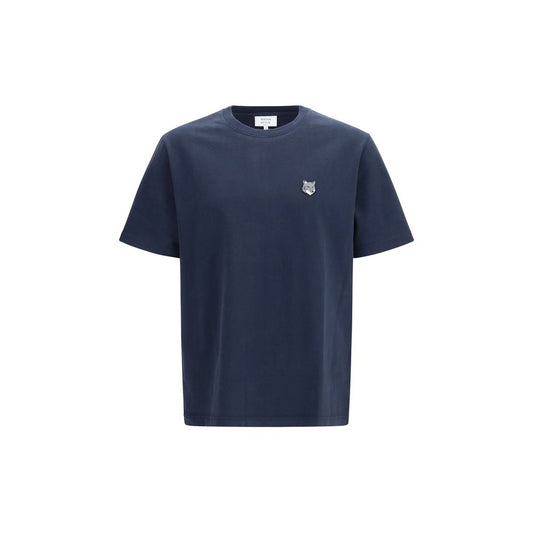 Maison Kitsuné Blue Cotton T-Shirt