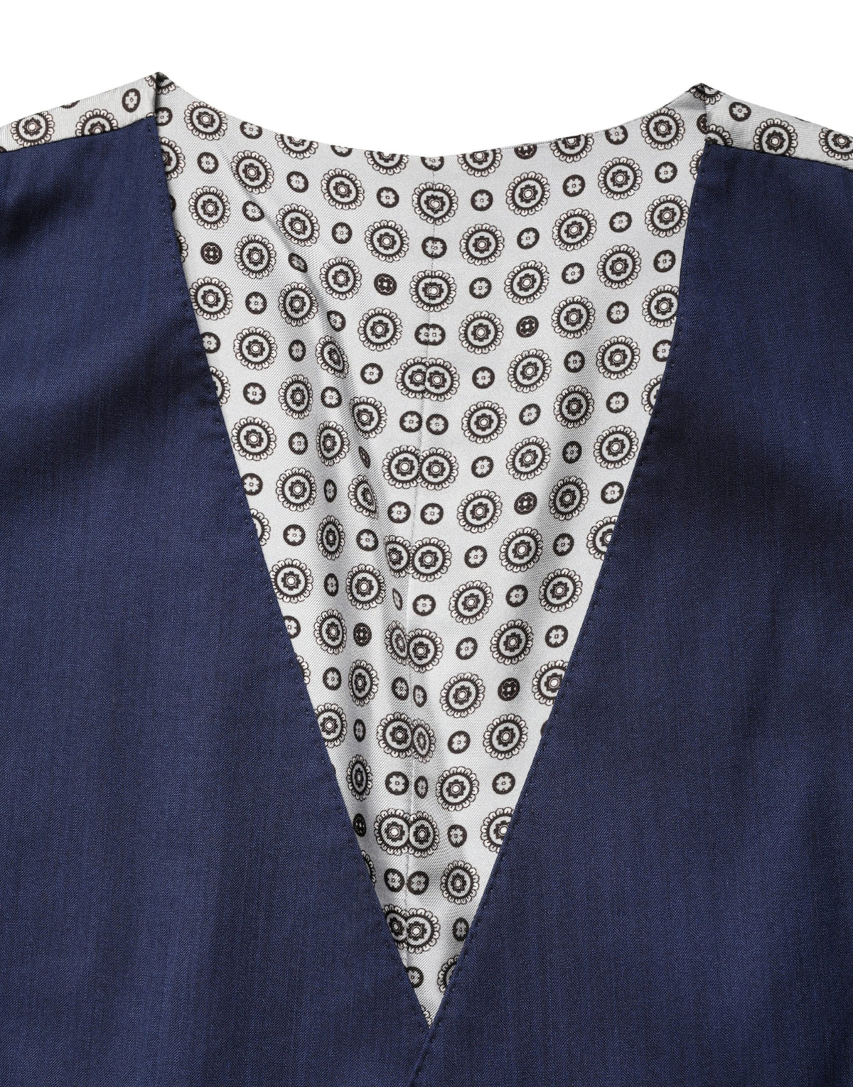 Dolce & Gabbana Men's Virgin Wool Viscose & Silk Vest - Navy