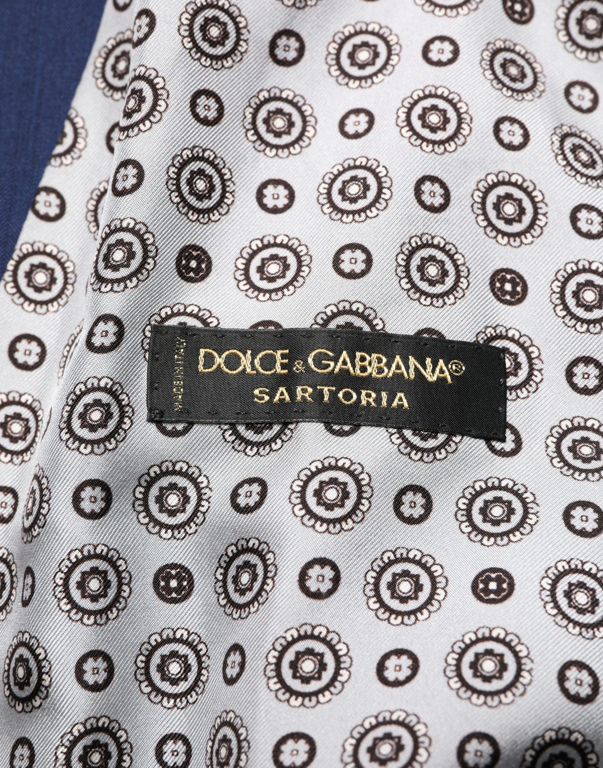 Dolce & Gabbana Men's Virgin Wool Viscose & Silk Vest - Navy