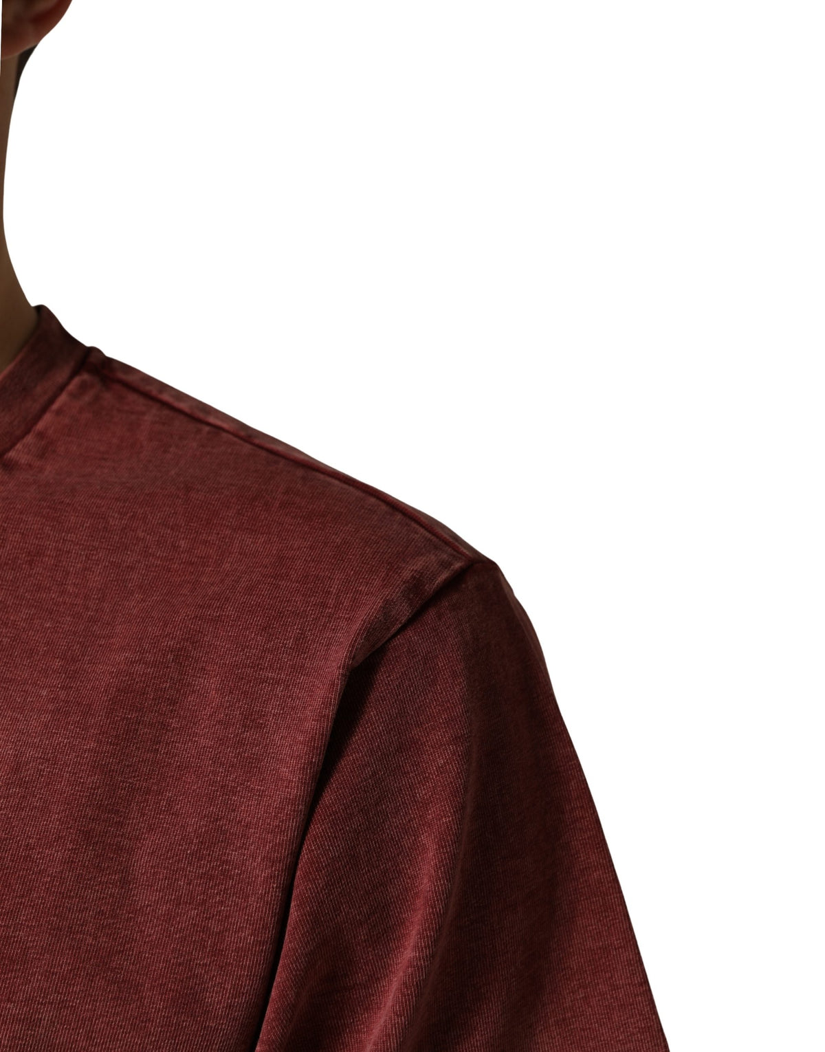 Dolce & Gabbana Men's Regular Fit Short-Sleeve Round Neck Cotton T-Shirt - Brown Maroon Patterned Print
