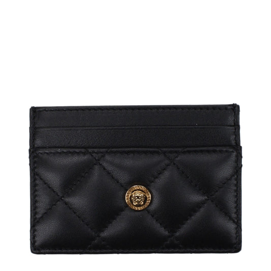 Versace Black Leather Cardholder