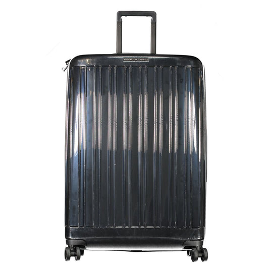 Piquadro Black Polycarbonate Men's Travel Trolley