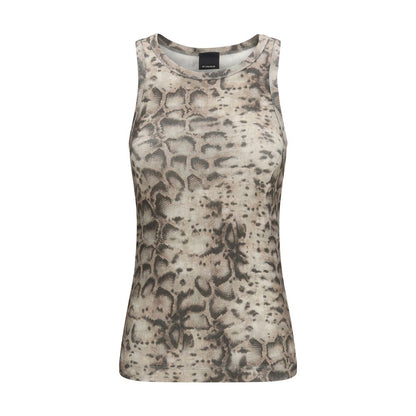 PINKO Beige Cotton T-Shirt