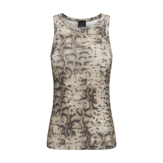 PINKO Beige Cotton T-Shirt