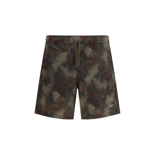 Herno Multicolor Polyamide Swim Shorts