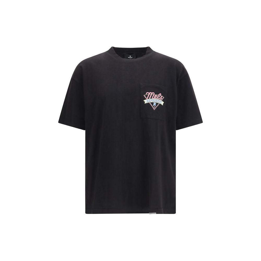 Represent Black Cotton T-Shirt