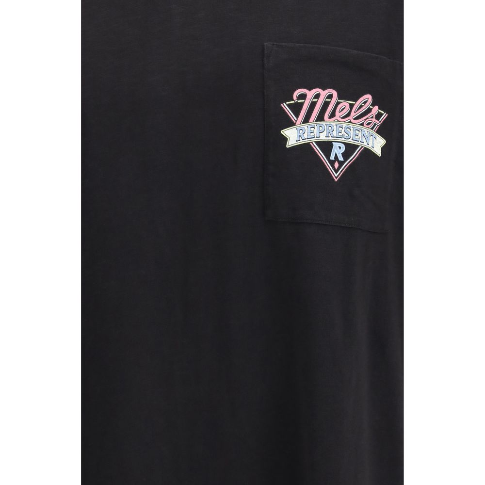 Represent Black Cotton T-Shirt