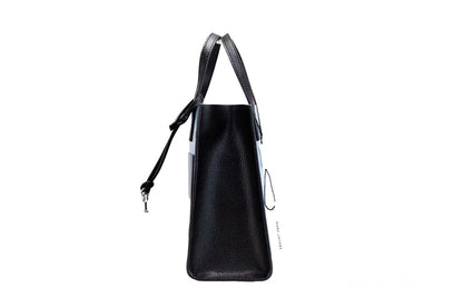 Marc Jacobs Grind Mini Blue Heaven Colorblock Leather Tote Crossbody Bag Purse