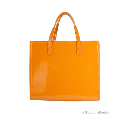 Marc Jacobs Mini Grind Scorched Patent Leather Crossbody Tote Bag Purse