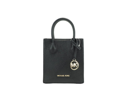 Michael Kors Women'S Leather XS Mercer Crossbody Black Solid
