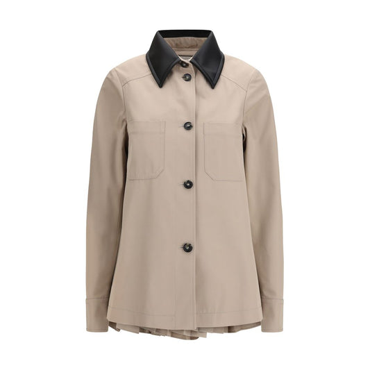 Max Mara Beige Polyester Trench Coat
