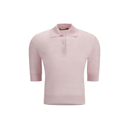 Max Mara Multicolor Silk Shortsleeve Shirt