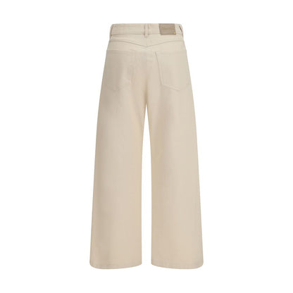 'S Max Mara Beige Cotton Casual Pants