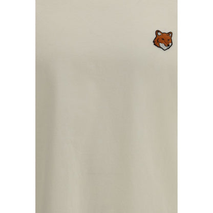 Maison Kitsuné Beige Cotton T-Shirt