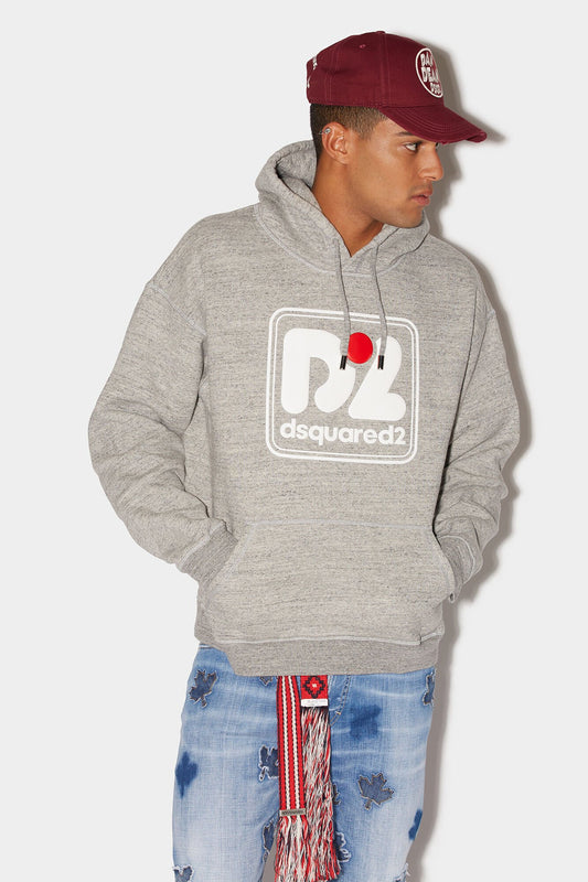 Dsquared² Gray Fibres Sweatshirt