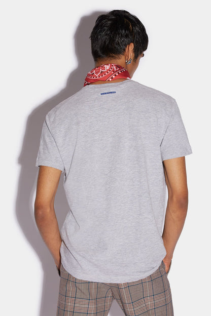 Dsquared² Gray Fibres T-Shirt