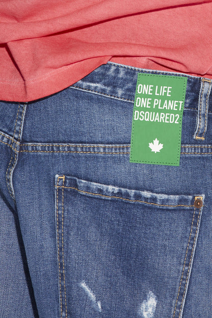 Dsquared² Blue Fibres Shorts