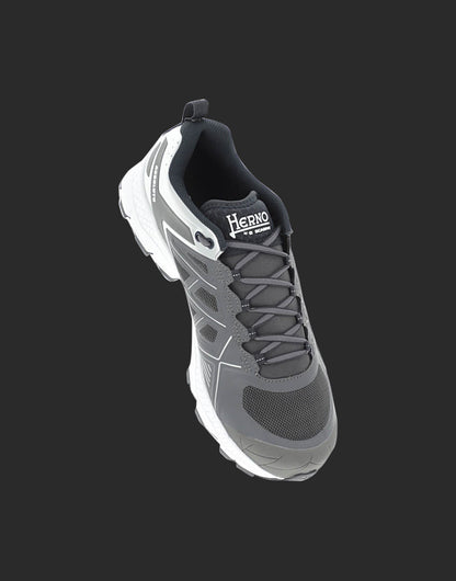 Herno Bicolor Polyester Athletic Sneakers