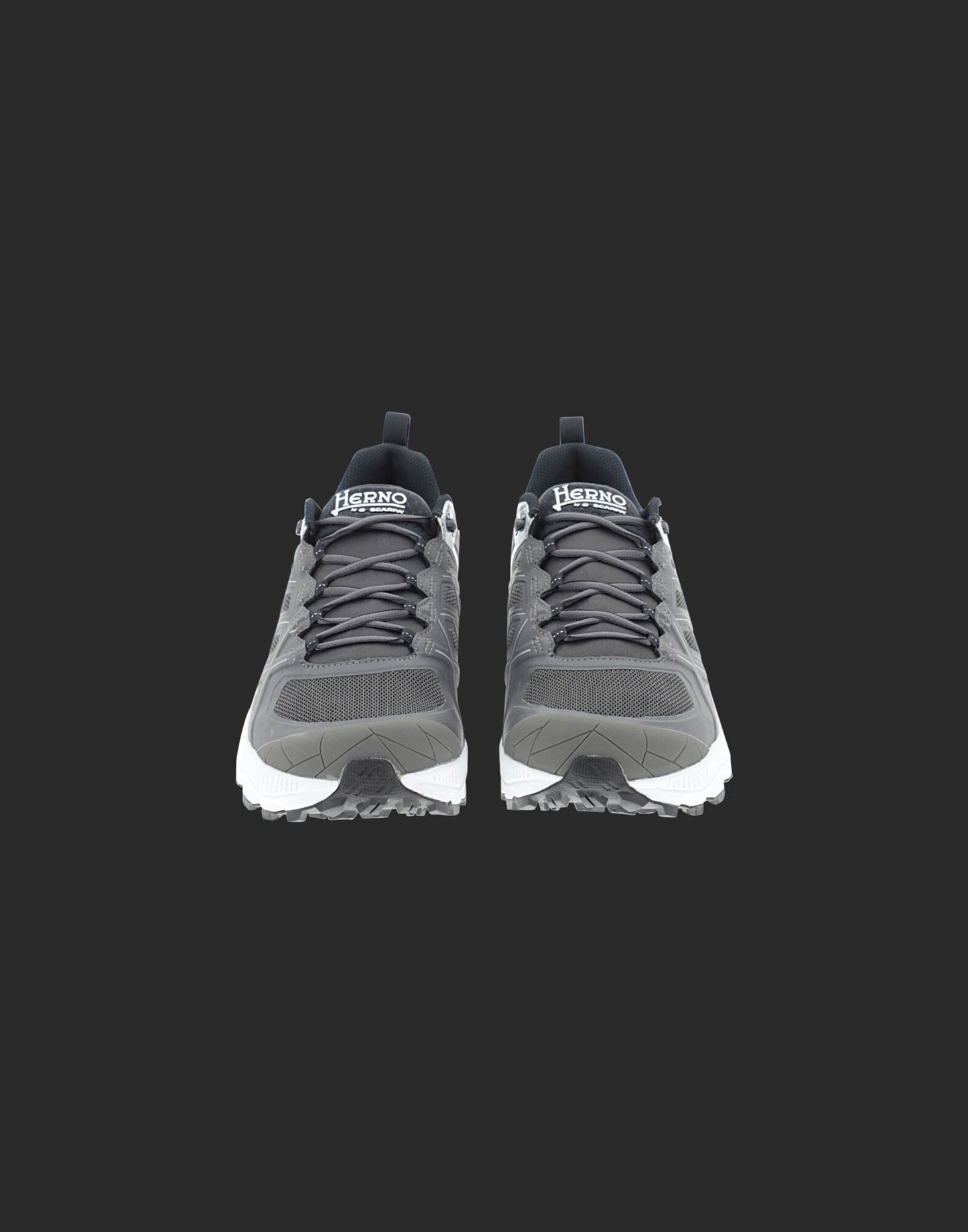 Herno Bicolor Polyester Athletic Sneakers