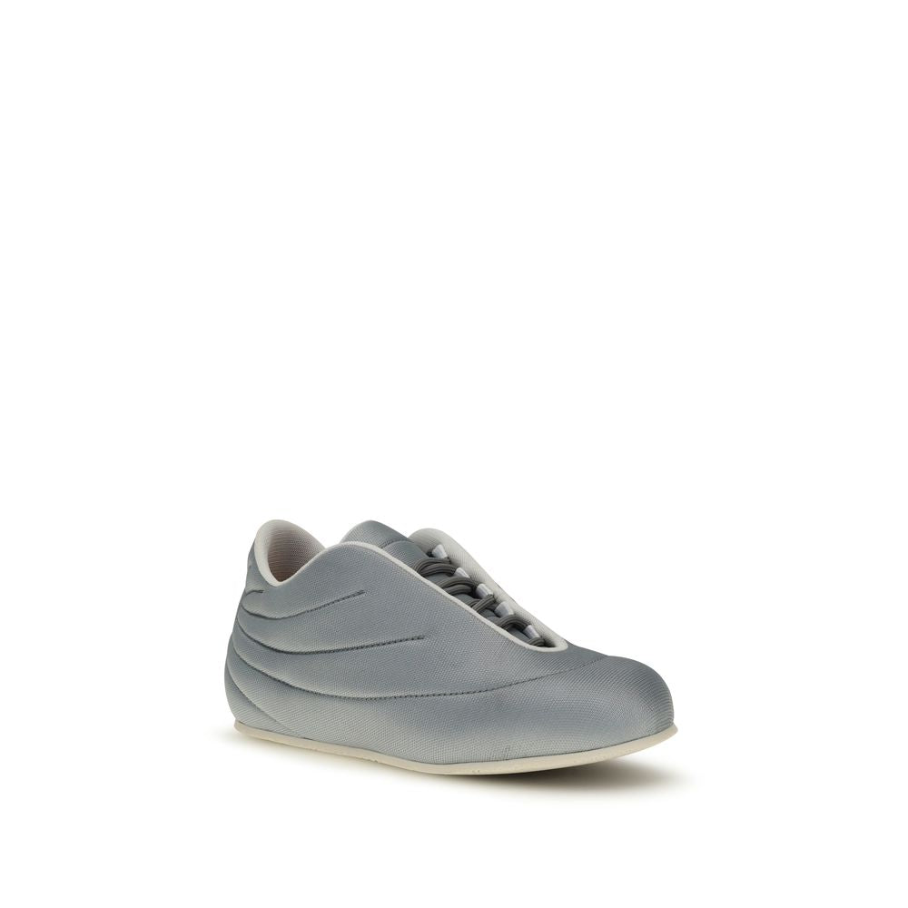 PDF Channel Gray Polyester Sneakers