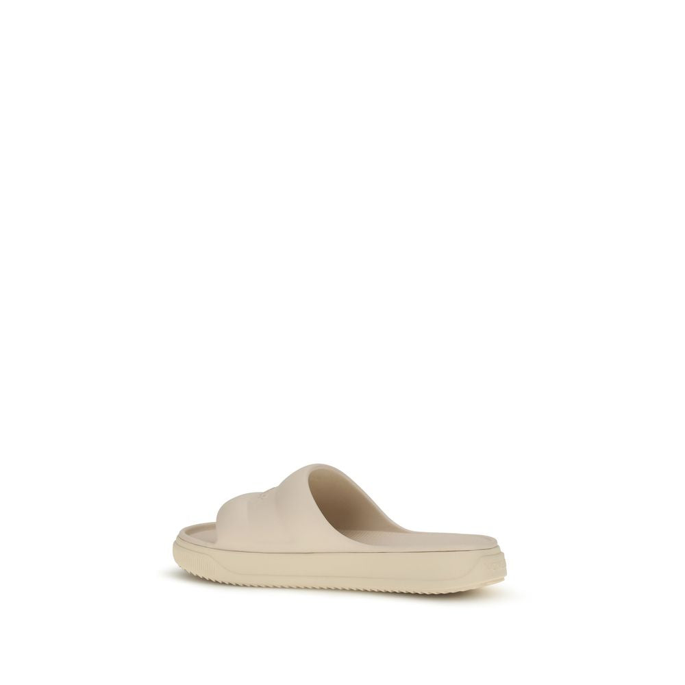 Moncler Beige Rubber Sandals