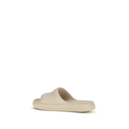Moncler Beige Rubber Sandals