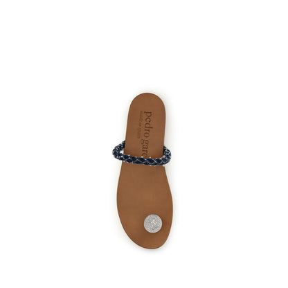 Pedro García Brown Calf Leather Bos Taurus Sandals