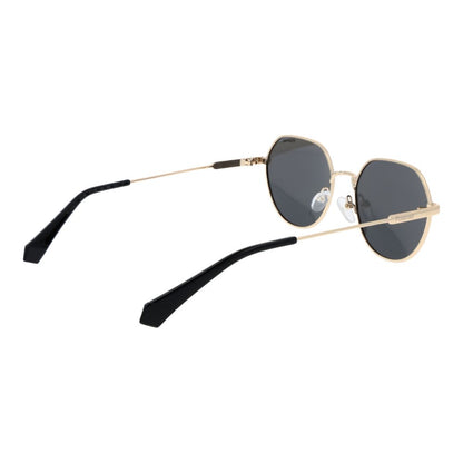 Polaroid Gold Metal Sunglasses