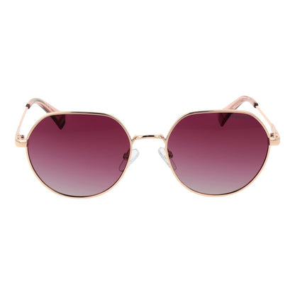 Polaroid Gold Metal Sunglasses