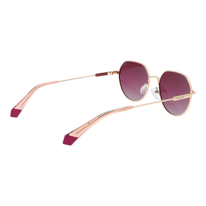 Polaroid Gold Metal Sunglasses