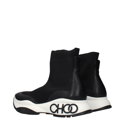 Jimmy Choo Black Fabric Ankle Boots