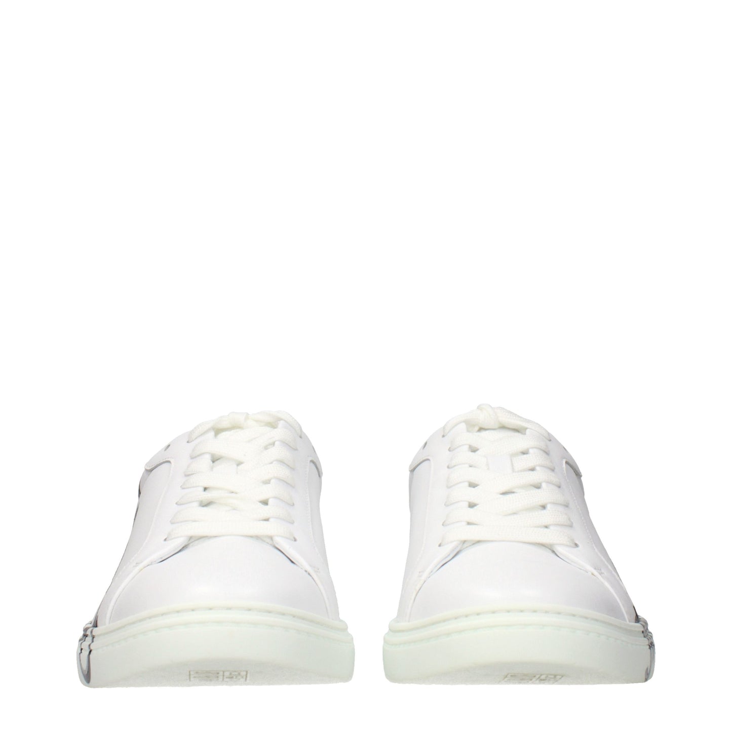 Jimmy Choo White Leather Sneakers